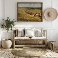 Prairie Dust Follows The Herd