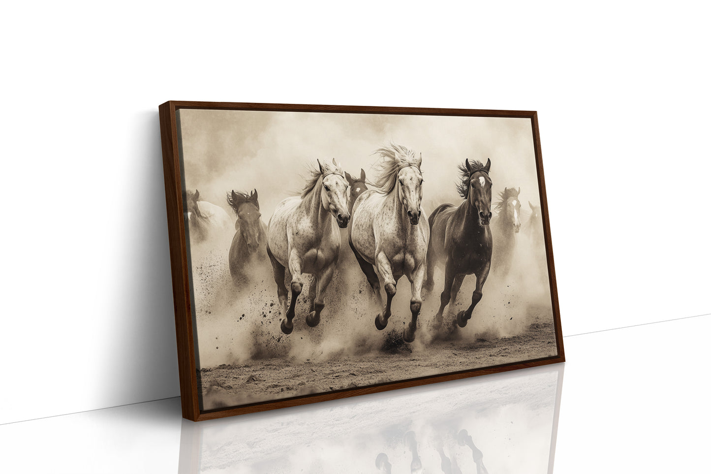 Thunder Hooves Chase Desert Wind