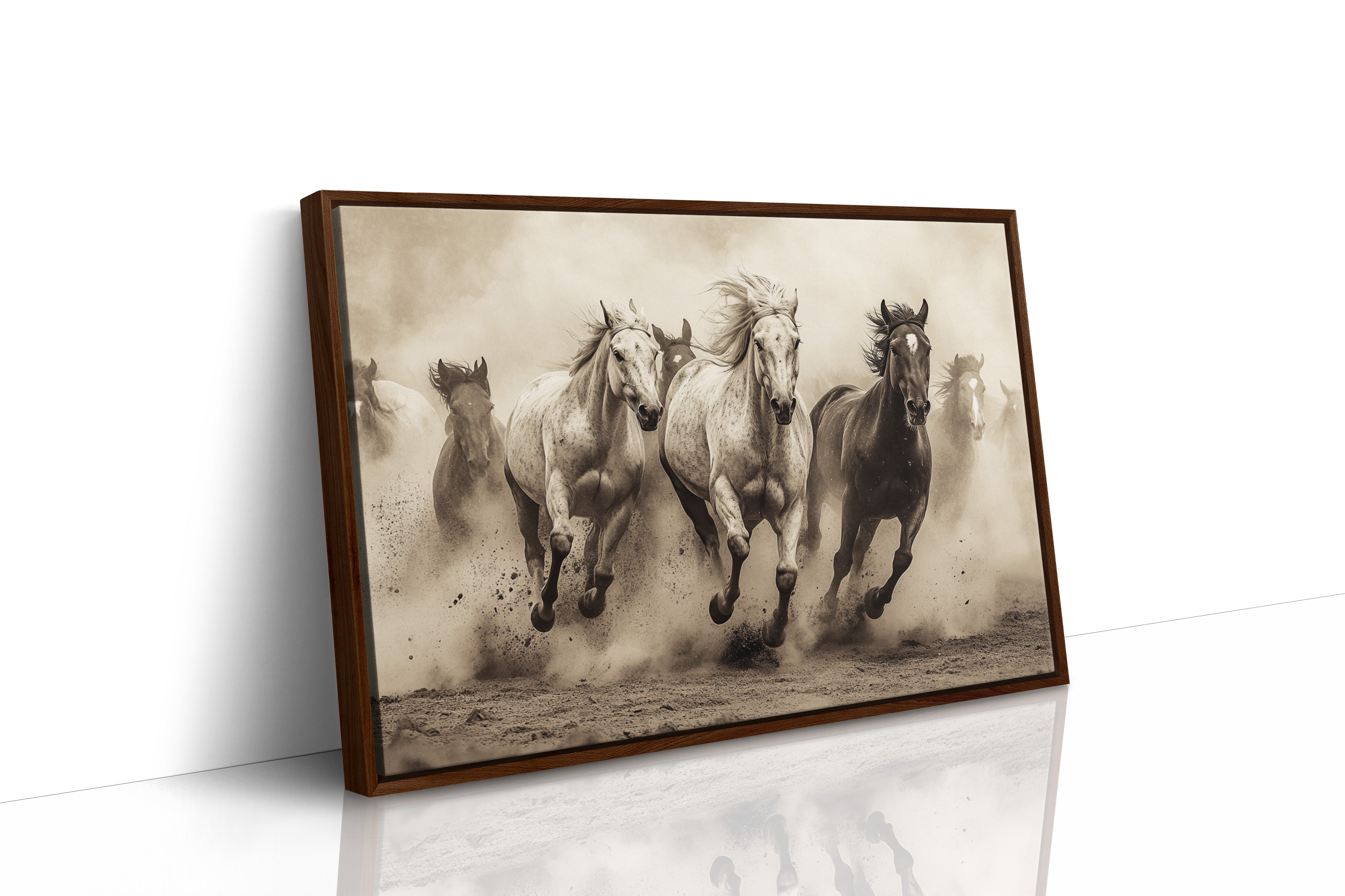 Thunder Hooves Chase Desert Wind