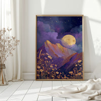 Moonlit Serenade of Wildflowers