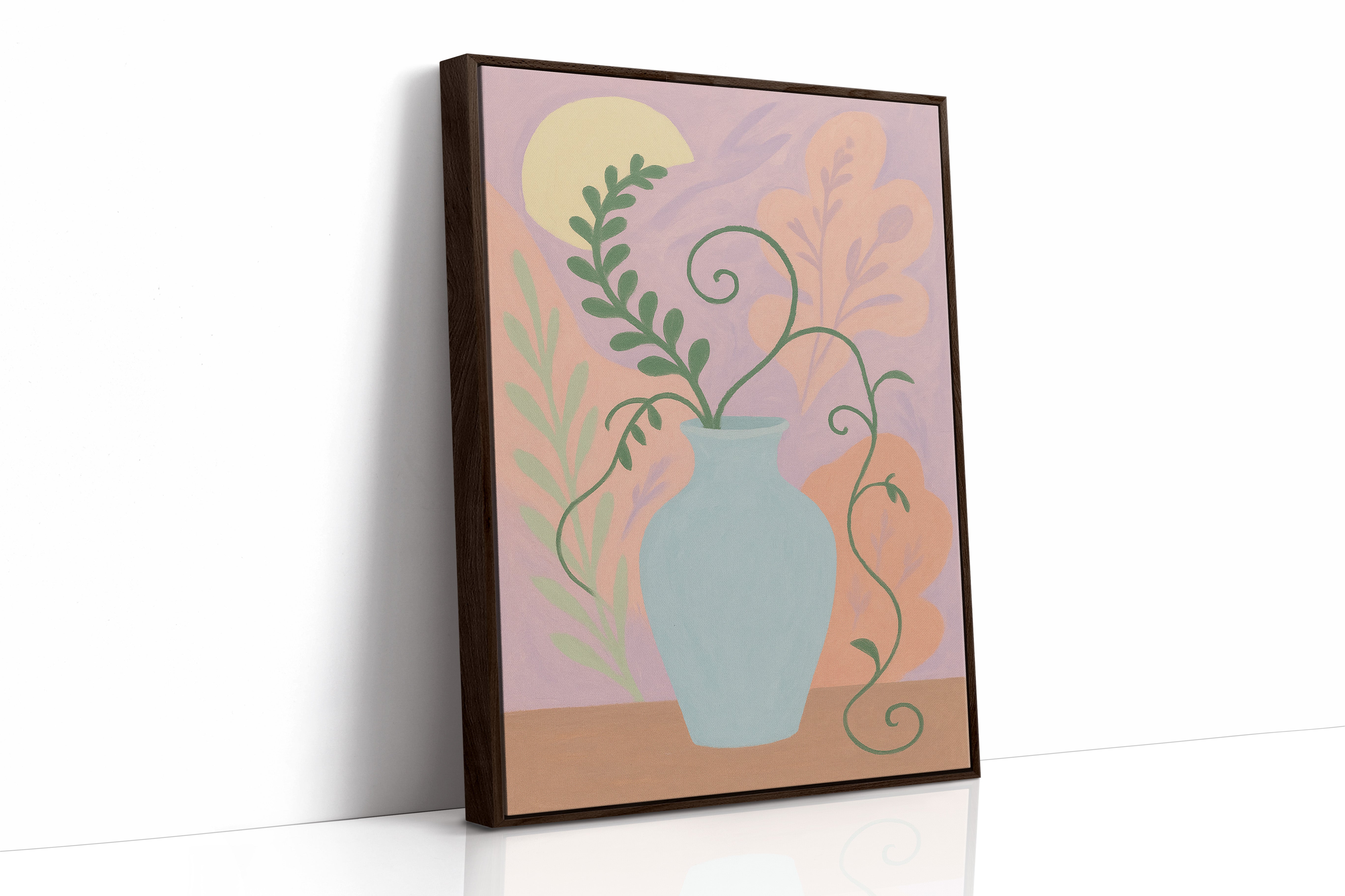 Sunny Fruit Bowl on Blue