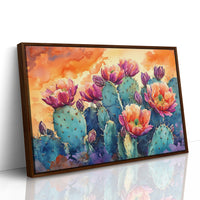 Desert Blooms Paint The Evening Sky