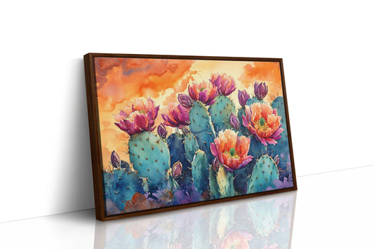 Desert Blooms Paint The Evening Sky