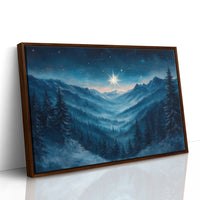 Northern Peaks Hold Winter's Light