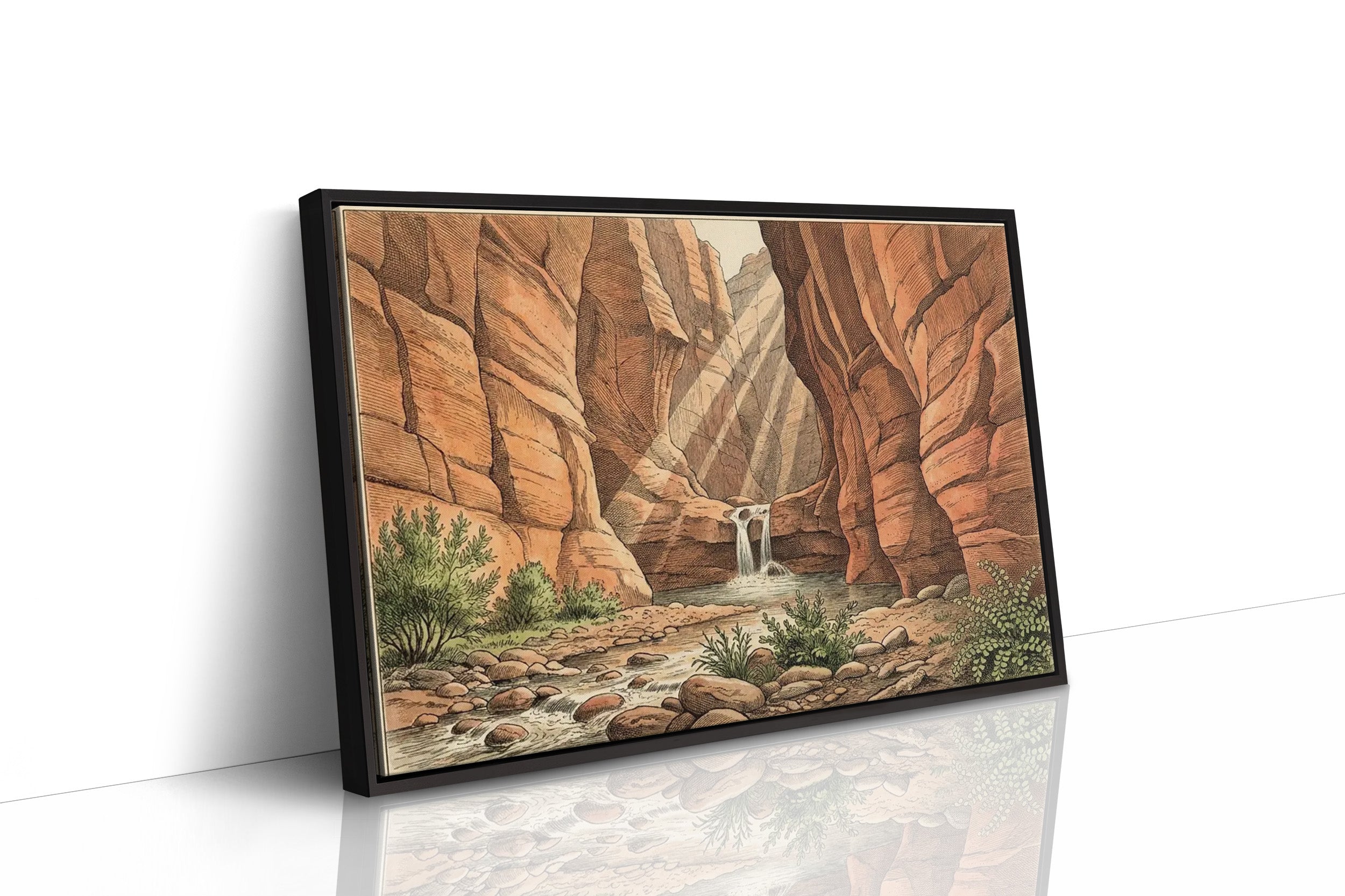 Light Finds the Slot Canyon