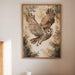 Majestic Owl Watercolor Print - Nature Wildlife Art - Gallery Canvas image 1