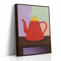 Red Teapot Still Life