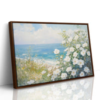 Coastal Roses Dance With Waves