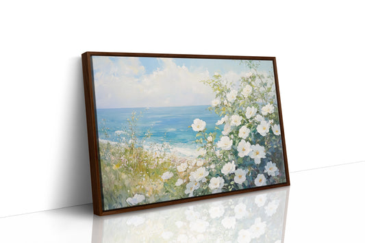 Coastal Roses Dance With Waves