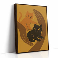 Safe Paws Warm Hearts Cat Print