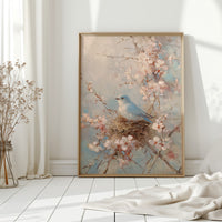Nestled Among Blossoms