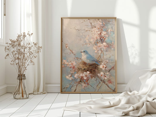 Nestled Among Blossoms
