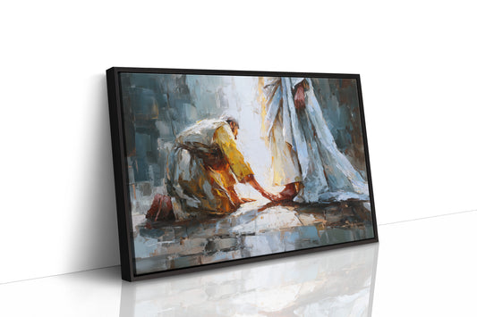 Sacred Devotion Through Impasto Light