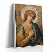 Gilded Faith On Rustic Table