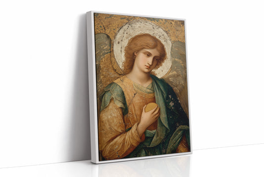 Gilded Faith On Rustic Table