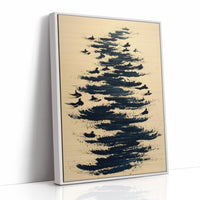 Birds Dance Through Inky Waves