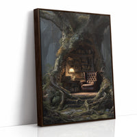 Hollow Oak Keeps Ancient Pages