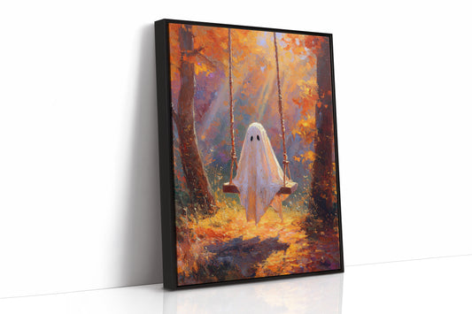 Autumn's Playful Specter