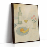 Banana and Wine in Morning Light