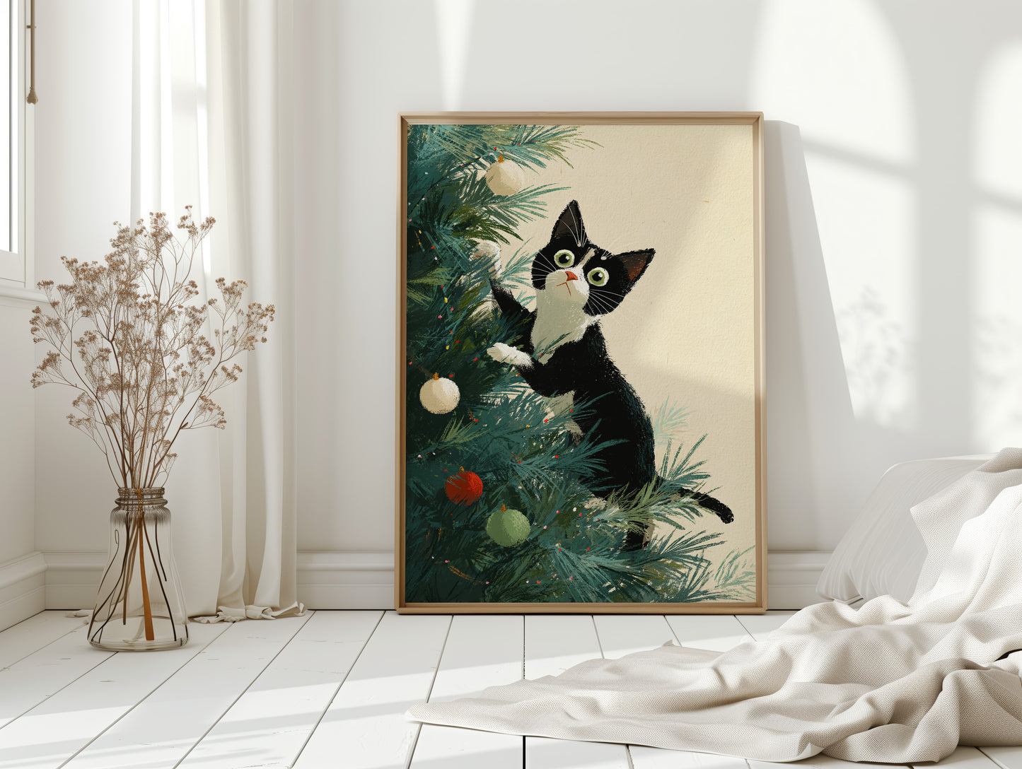 Curiosity Amongst Twinkling Lights