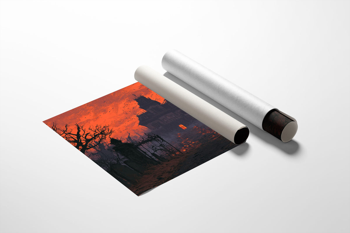 Haunted Manor Blood Red Sky