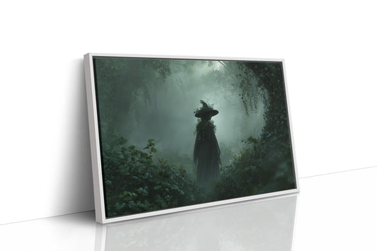 Mist Wanderer Among Ancient Trees