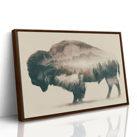 Bison Holds a Forest
