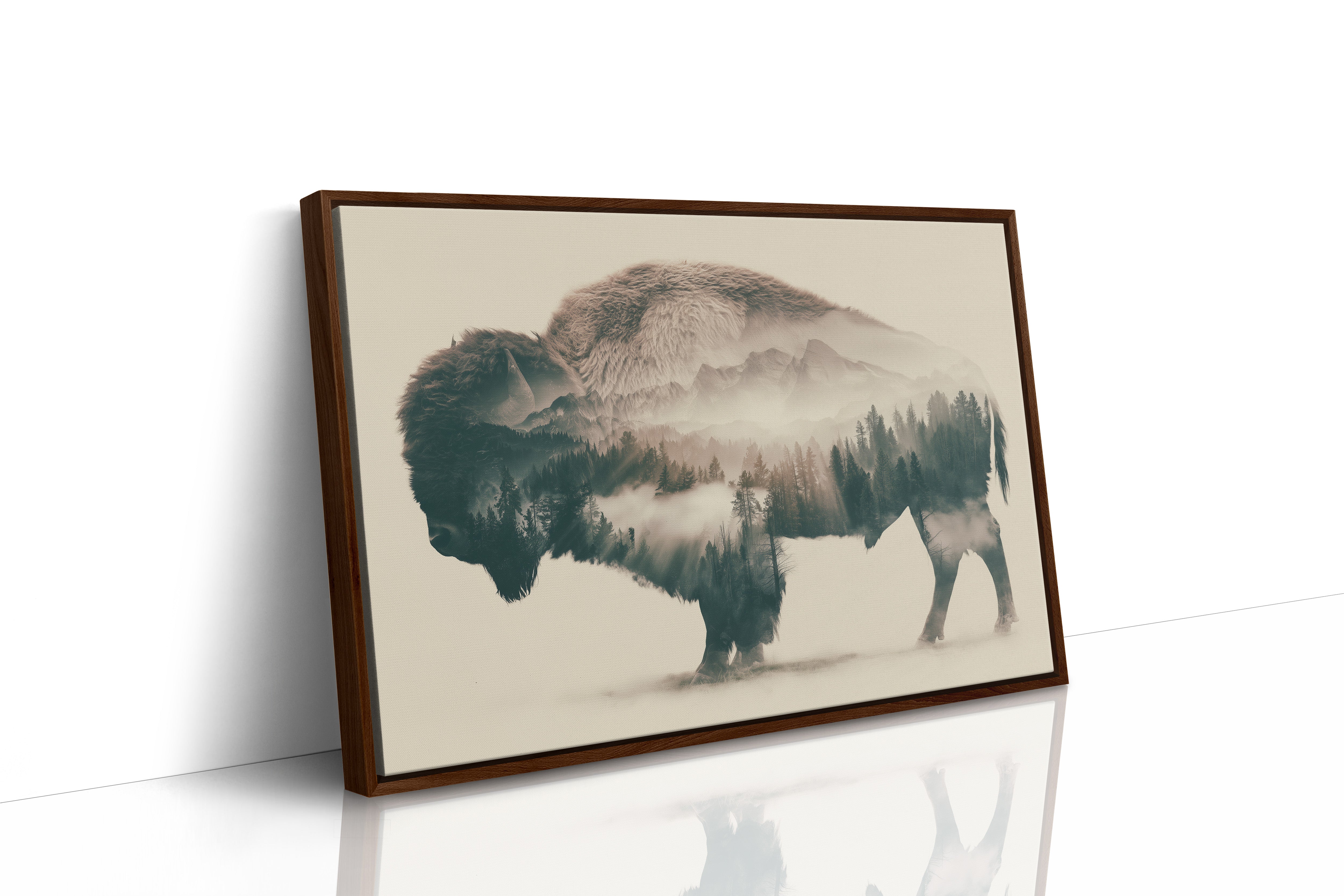 Bison Holds a Forest