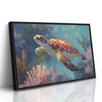 Ancient Voyager Through Turquoise Depths