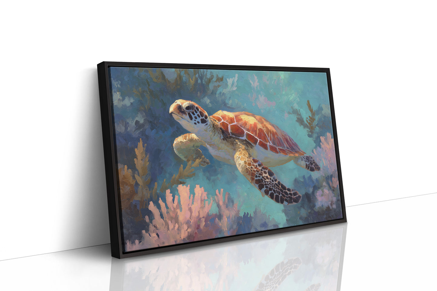 Ancient Voyager Through Turquoise Depths