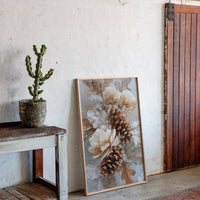 Pine Cones Dance In Winter Light
