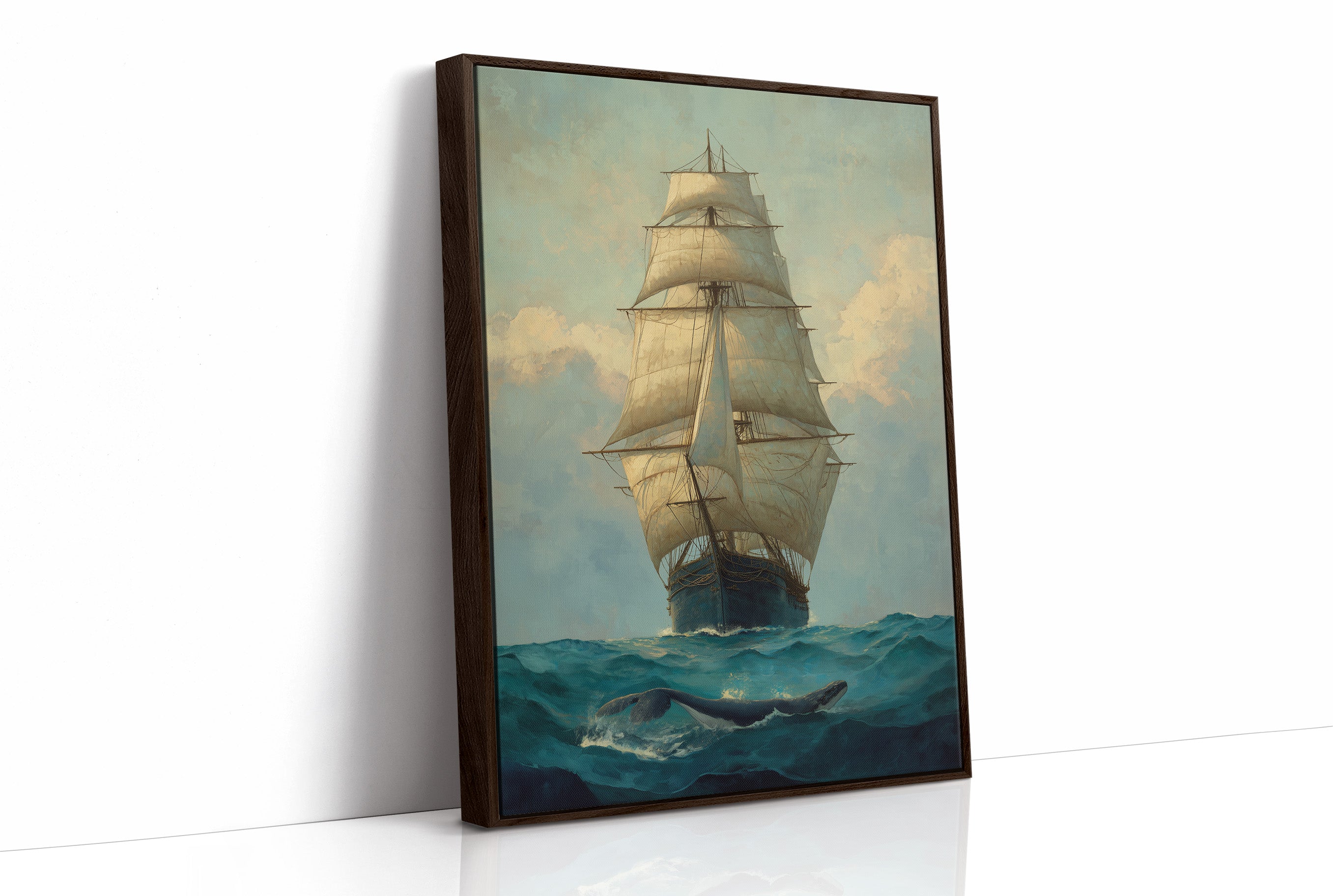 Tall Ship Meets Ocean Giant