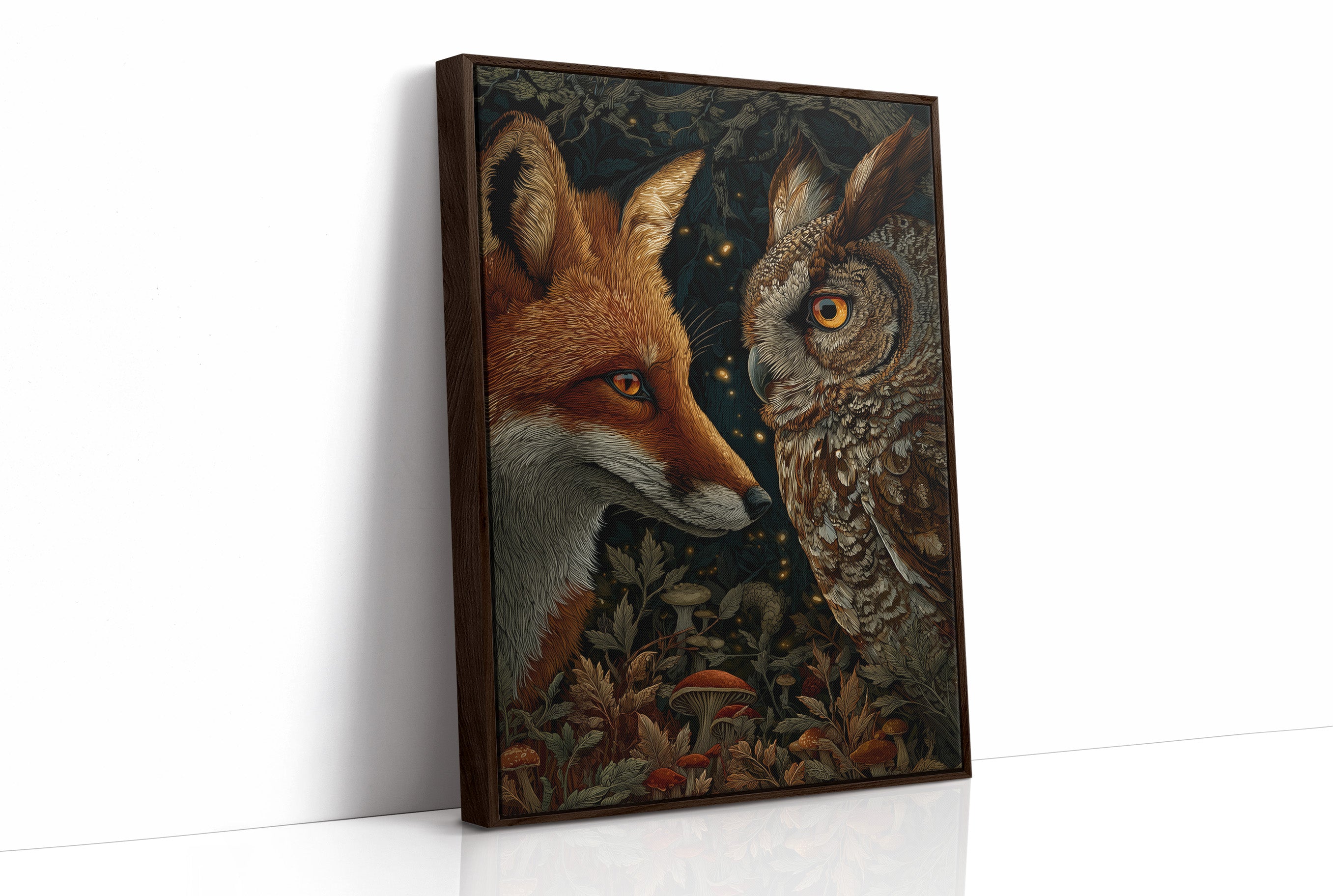 Dusk Meets Night's Golden Gaze