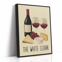 Wine & Cheese, Painted
