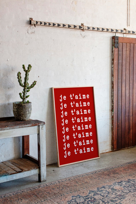 French Love Letters Paint Forever