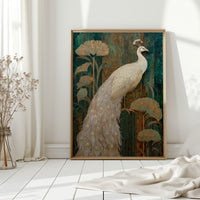 Regal Elegance Amongst Golden Blooms