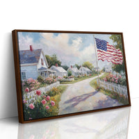 Where Roses Bloom and Flags Wave