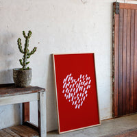Brushstrokes Dance Into Love's Pattern