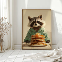 Morning Feast with a Furry Friend