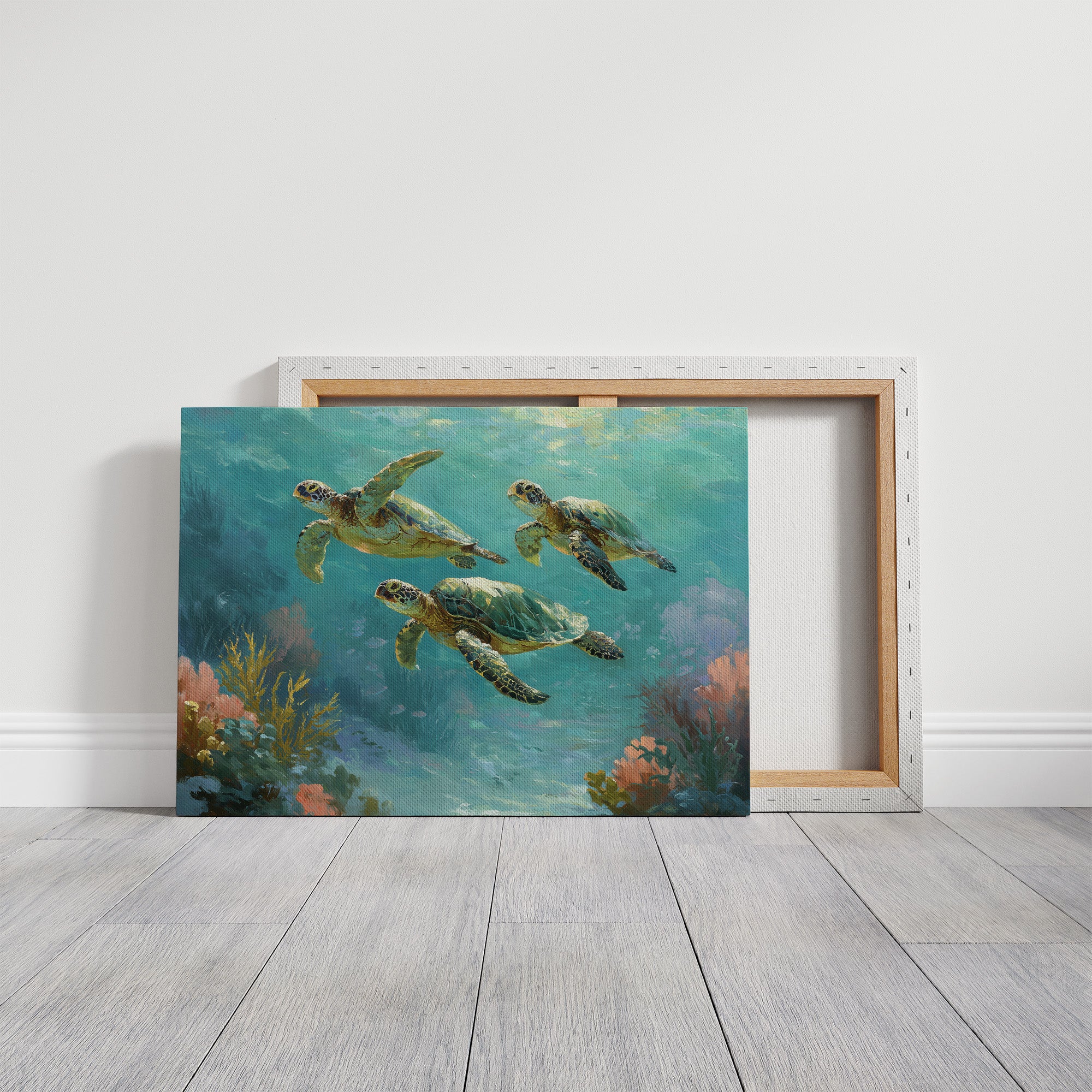 Ancient Voyagers Through Turquoise Depths