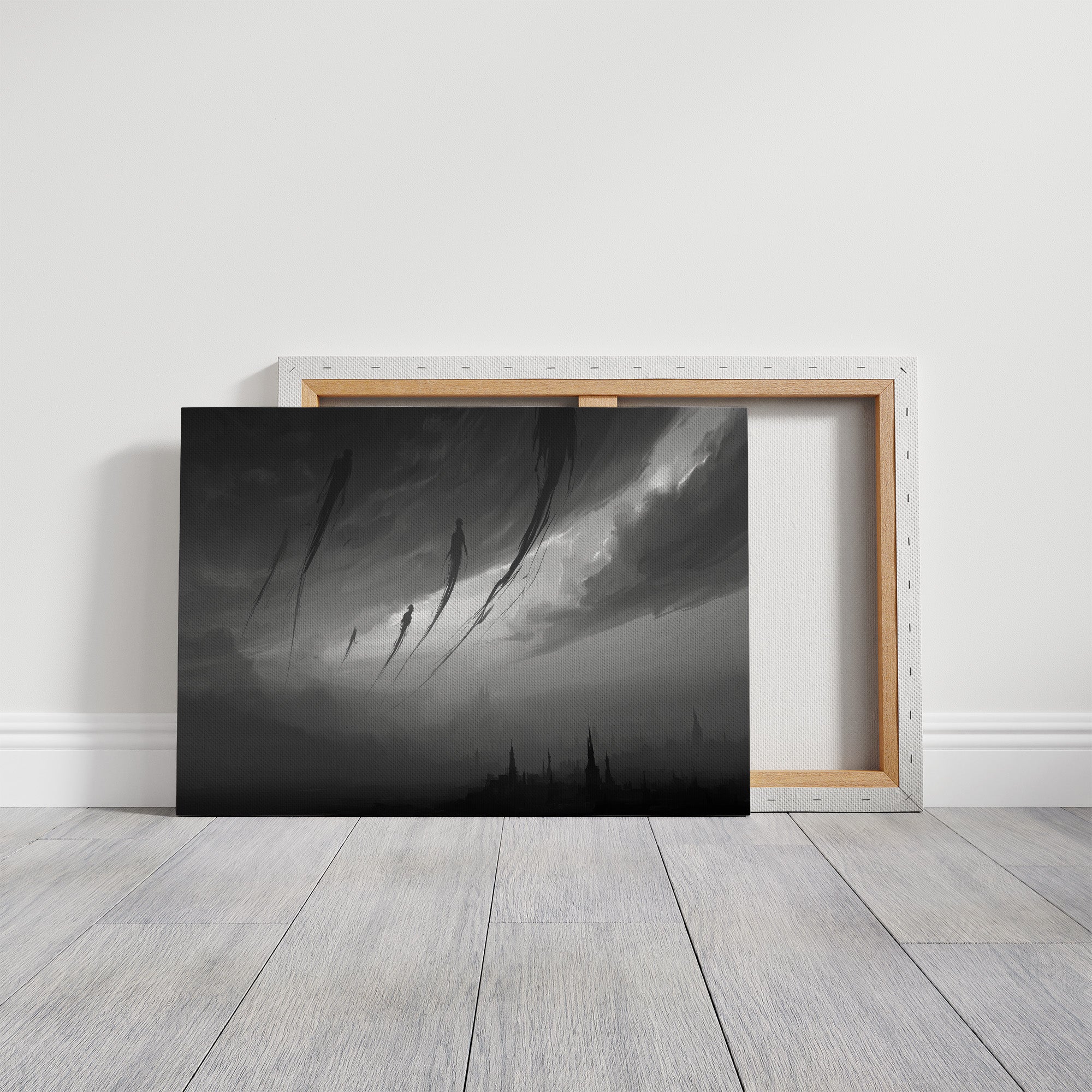 Giants Arrive Through Clouded Skies