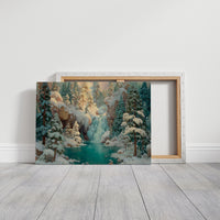 Frozen Falls in the Pines
