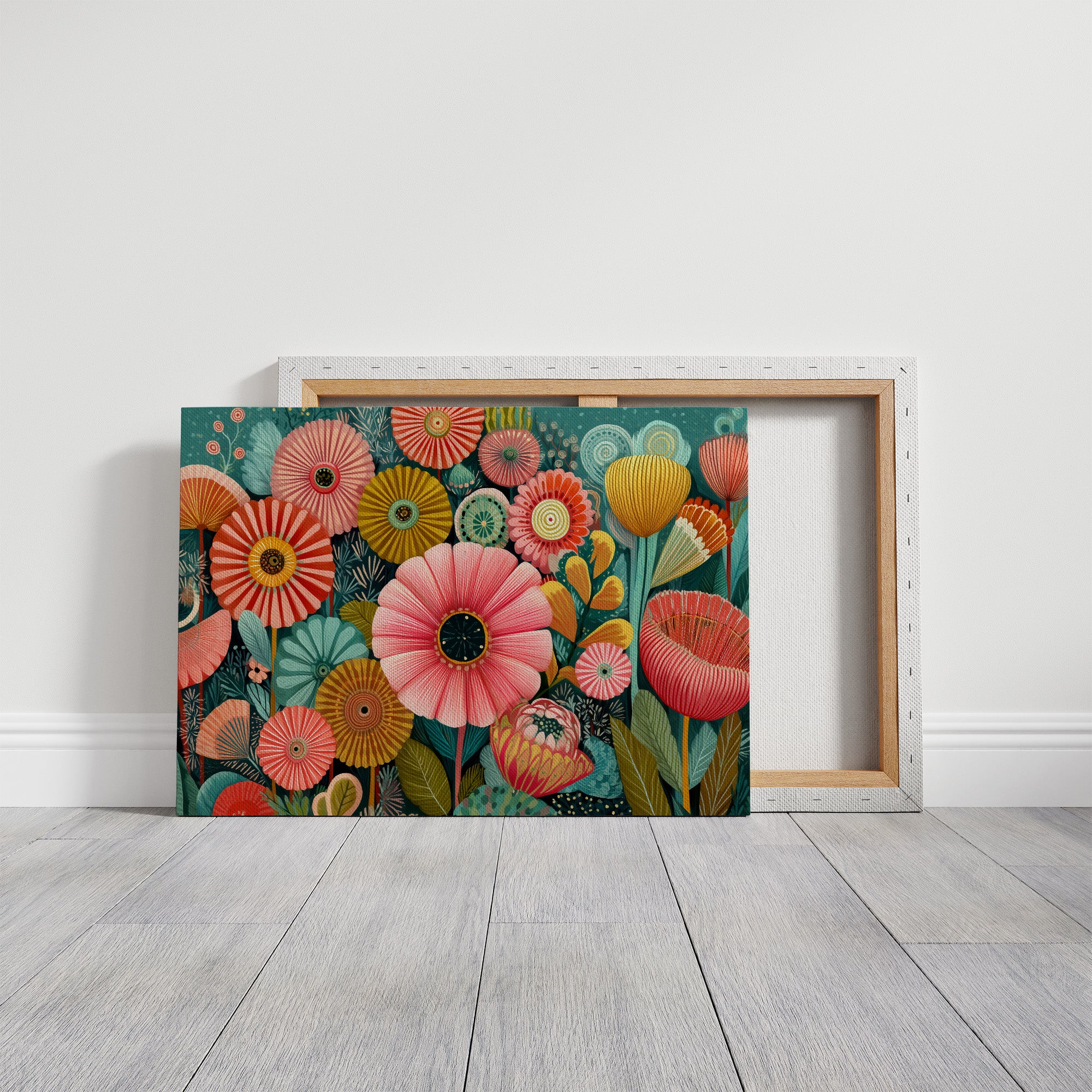 Coral Blooms Cast Golden Shadows