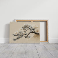 Pine Branch Bends To Morning Light