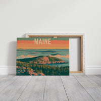 Maine Coastal Summit Sunset