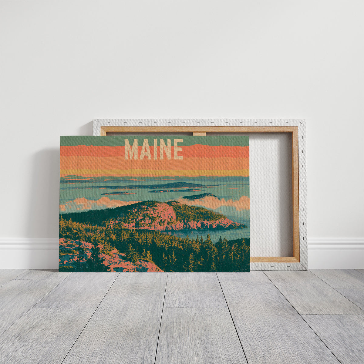 Maine Coastal Summit Sunset