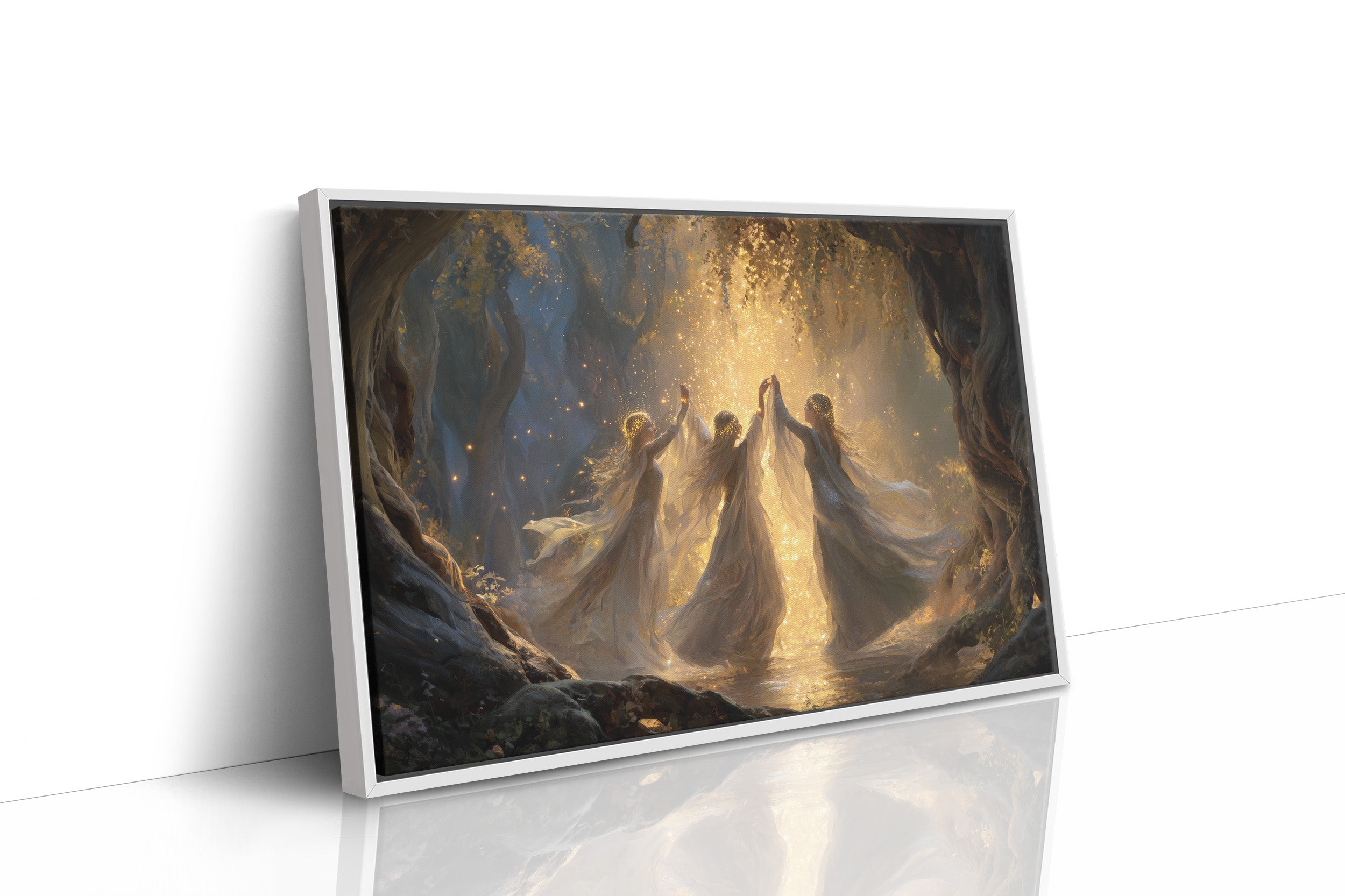 Ancient Dance In Golden Light