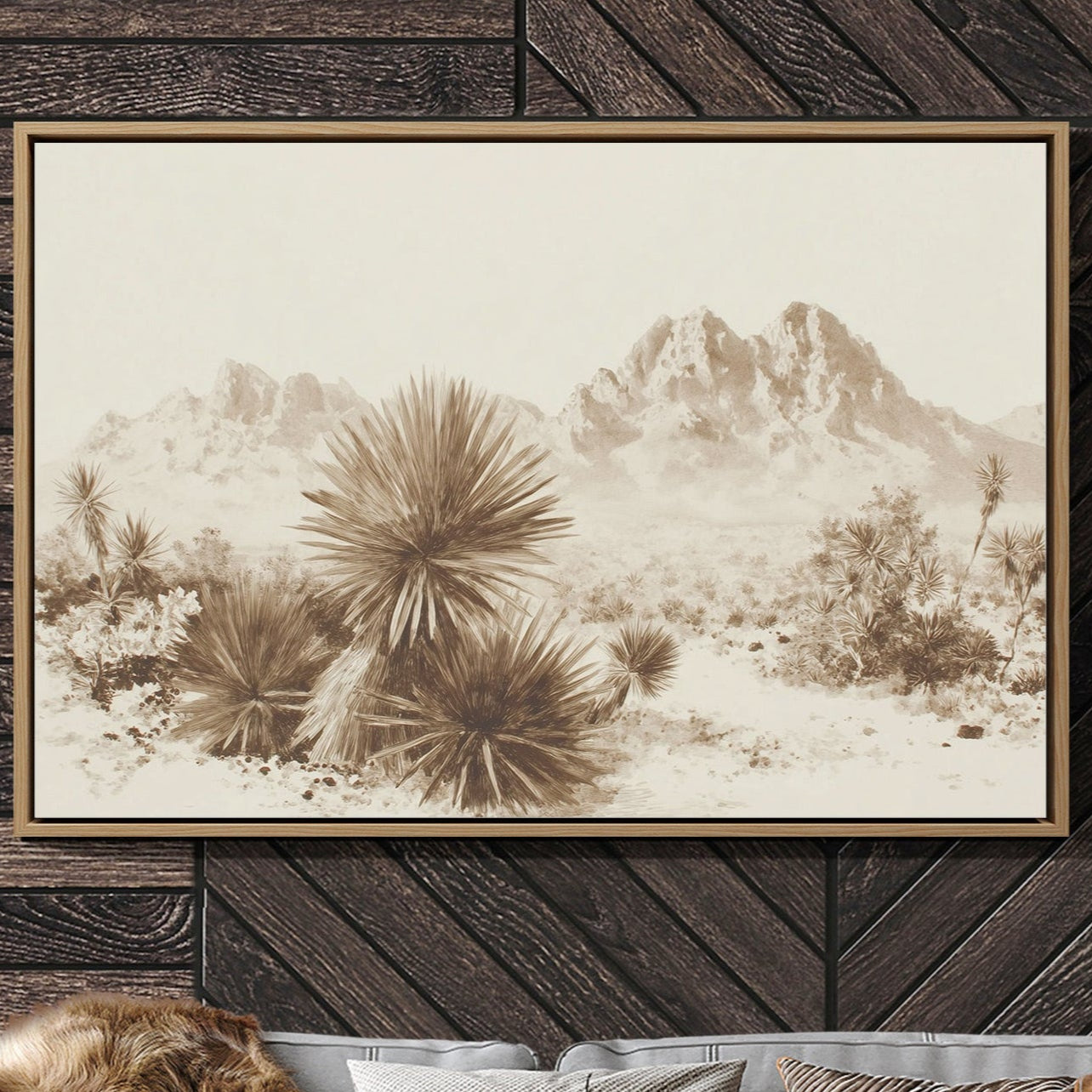 Yucca Blooms Pierce Desert Dawn