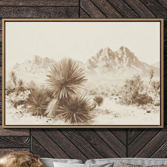 Yucca Blooms Pierce Desert Dawn