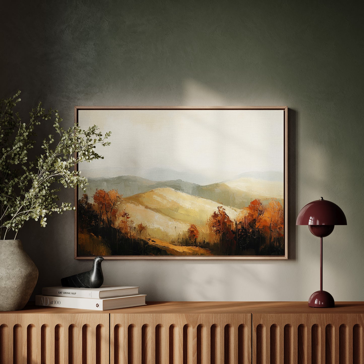 Autumn Hills Remember Golden Light